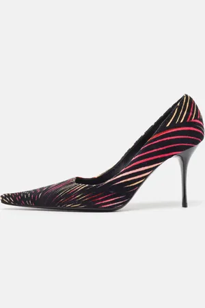 Missoni Velvet Suede Pointed Toe Pumps Size 37