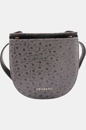 Charriol Leather Passion Ostrich Crossbody