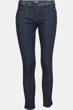 Kenzo Logo Printed Denim Jeans S Waist 30"