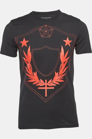 Givenchy Stars Shield Print Cotton T-Shirt XS