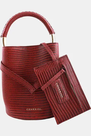 Charriol Bordeaux Leather ZENITUDE Handbag