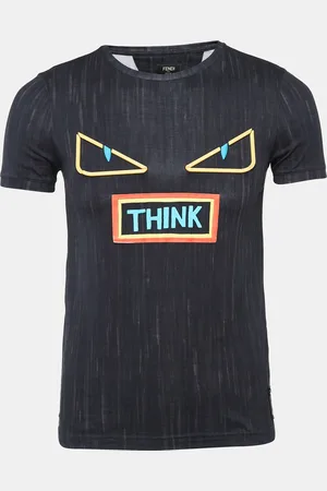 Fendi Monster Eyes Print Jersey T-Shirt XS