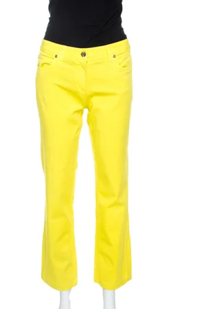 Roberto Cavalli Denim Embroidered Back Pocket Jeans M