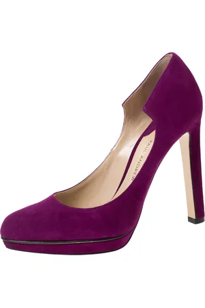 PAUL ANDREW Suede Manhattan Pumps Size 36