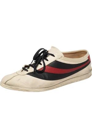 Gucci /Blue Leather Falacer Sneakers Size 44