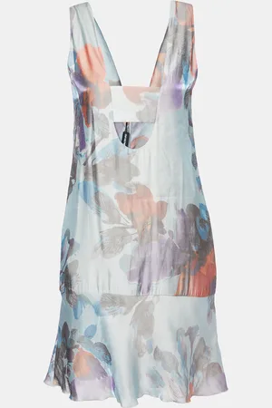 Emporio Armani Printed Sleeveless Mini Dress S