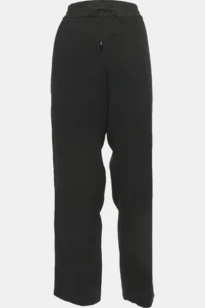 Kenzo Crepe Side Striped Drawstring Track Pants M