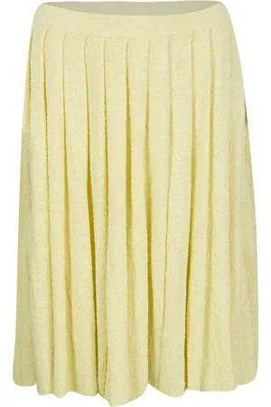 Prada Pleated Terry Cloth Skirt M