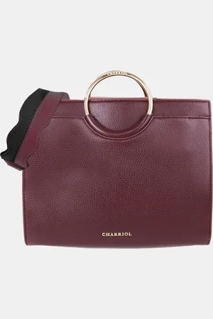 Charriol Chocolate/Off White Leather Forever Handbag
