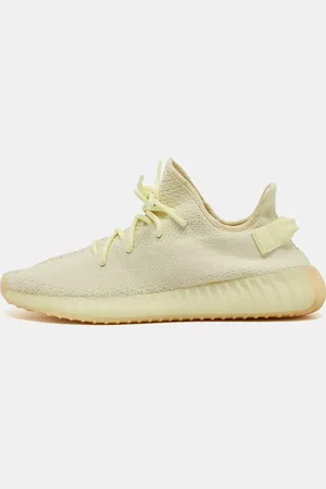 adidas Light Knit Fabric Boost 350 V2 Butter Sneakers Size 46
