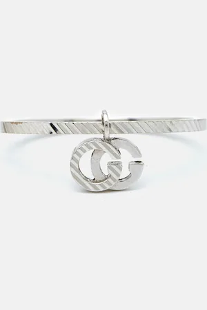Gucci GG Running 18k Gold Charm Ring Size 56