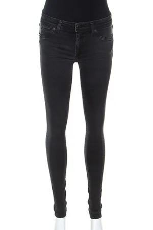 Burberry Dark Denim Skinny Low Rise Jeans M