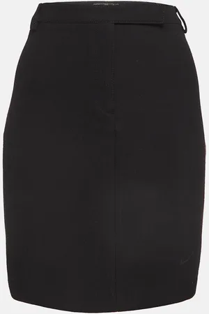 Fendi Vintage Crepe Pencil Skirt L