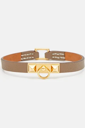 Hermès Micro Rivale Leather Bracelet M