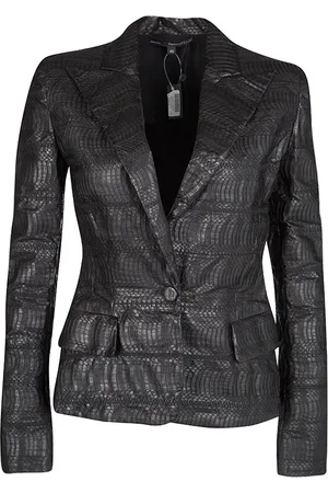 Gianfranco Ferré Grass Snake Leather Jacket S