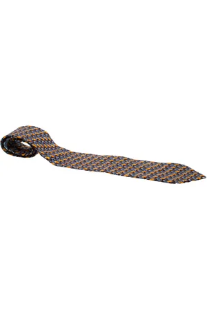 Ermenegildo Zegna Vintage Silk Jacquard Traditional Tie