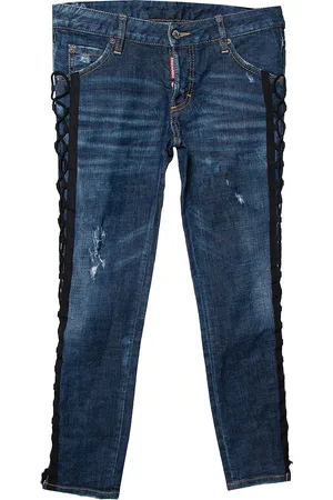 Dsquared2 Denim Tie Detail Deana Jeans S