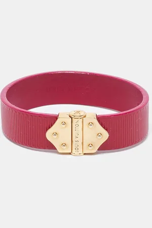 LOUIS VUITTON Indian Rose Epi Leather Spirit Bracelet 17