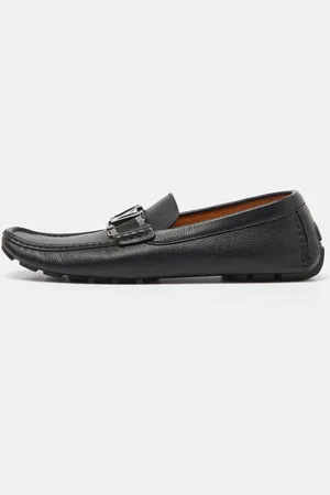 LOUIS VUITTON Leather Monte Carlo Loafers Size 41.5