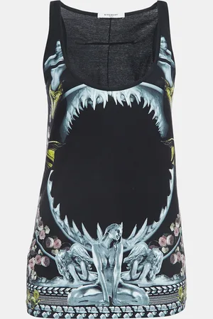 Givenchy Print Cotton Knit Tank Top S