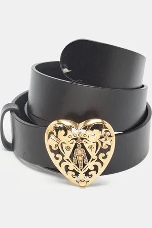 Gucci Leather Hysteria Buckle Belt 90CM