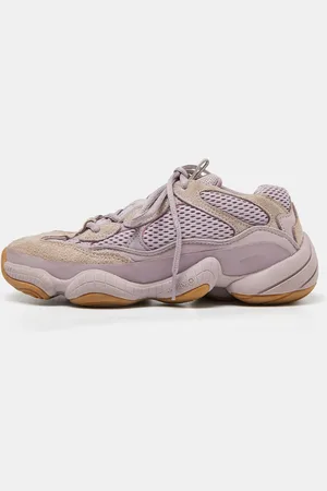 adidas Adidas x Yeezy Knit Fabric and Suede Boost Yeezy 500 Soft Vision Sneakers Size 38