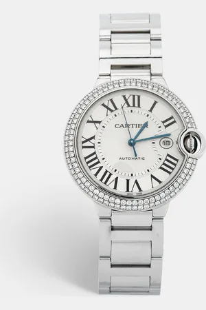 Cartier 18K White Gold Diamond Ballon Bleu WE9009Z3 Men