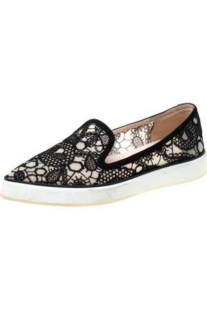 Nicholas Kirkwood Lace Alona Pointed Toe Platform Loafers Size 36