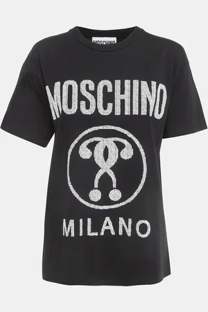 Moschino Logo Print Cotton Half Sleeve T-Shirt XS