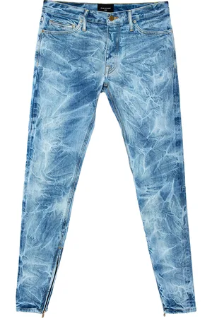 FEAR OF GOD Indigo Acid Washed Denim Slim Fit Selvedge Jeans M