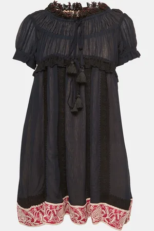 Chloé Cotton & Silk Mini Dress S