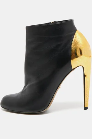 Sergio Rossi Leather Ankle Booties Size 40