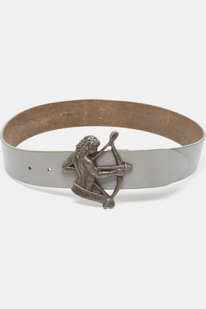 Dolce & Gabbana Leather Sagipter Waist Belt 80CM