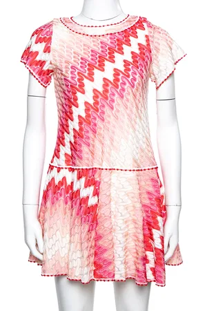 Missoni Chevron Pattern Knit Dress 10 Yrs
