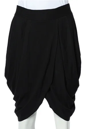 ALICE+OLIVIA Jersey Tulip Draped Skirt M