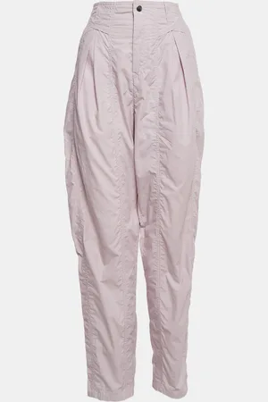 Isabel Marant Light Cotton Pleated Trousers M