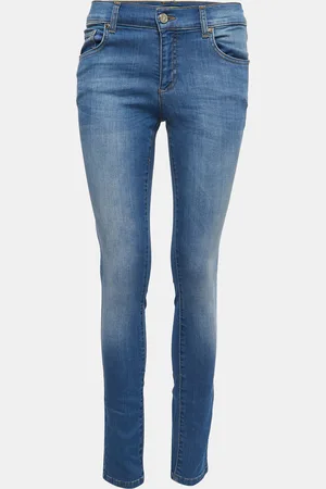 VERSACE Washed Denim Skinny Jeans S Waist 28"