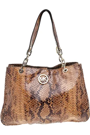 Michael Kors Python Embossed Leather Tote