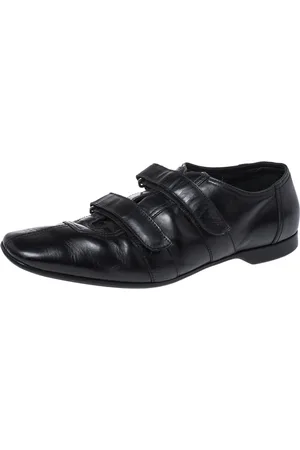 Prada Leather Velcro Loafers Size 43