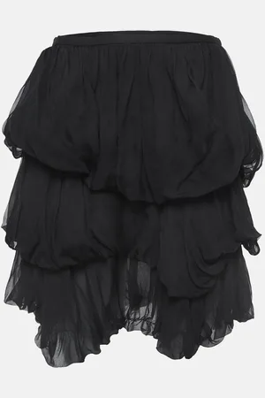 Stella McCartney Silk Tiered Mini Skirt S