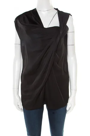 Lanvin Draped Sleeveless Top M