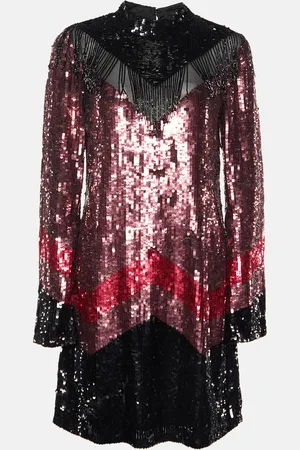 Roberto Cavalli Sequin Embellished Shift Dress M