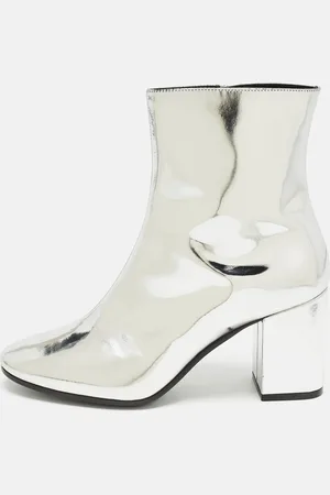 Balenciaga Patent Leather Zip Ankle Boots Size 36