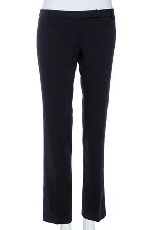 Emporio Armani Wool Tapered Leg Trousers S