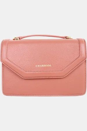 Charriol Light Brownn Leather Twilight Handbag