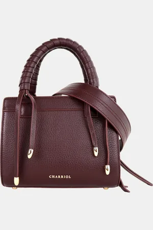 Charriol Chocolate Leather Forever Handbag