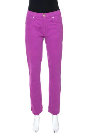 VERSACE Collection Cotton Embroidered Pocket Detail Jeans M