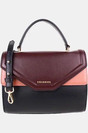 Charriol /Light Brown Leather Forever Handbag