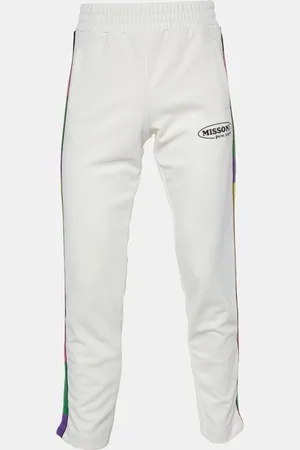 Palm Angels X Missoni Off- Jersey Contrast Trim Sweatpants S