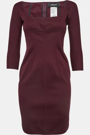 Dsquared2 Cotton Knit Mini Dress M
